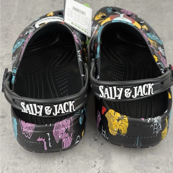 Tim Burton's The Nightmare Before Christmas Jack & Sally Classic Clog Women’s 7 - Picture 3 of 4